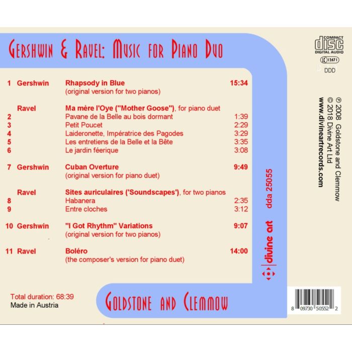 Gershwin & Ravel: Music for Piano Duo - slide-1