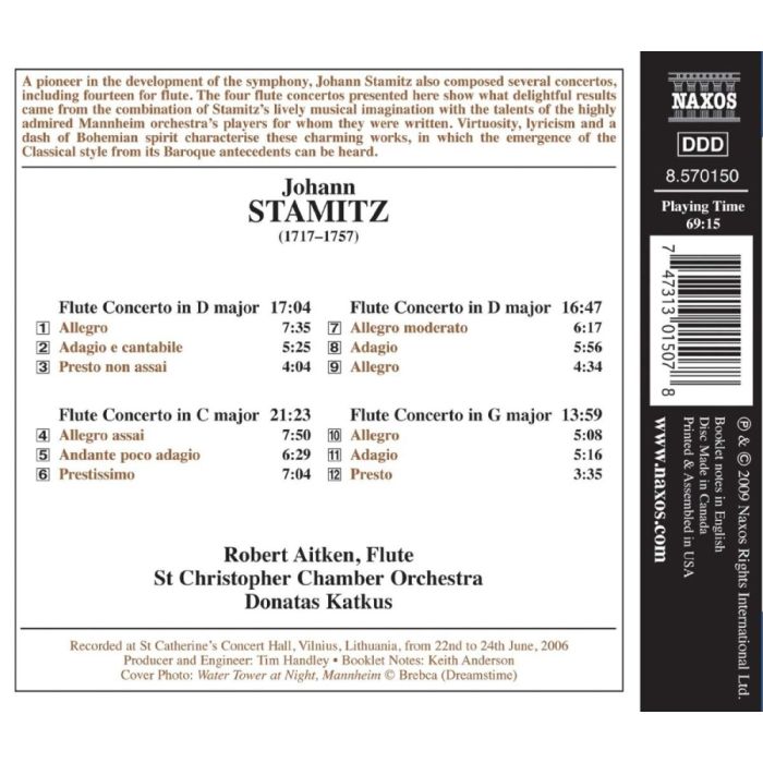 Stamitz: Flute Concertos - slide-1