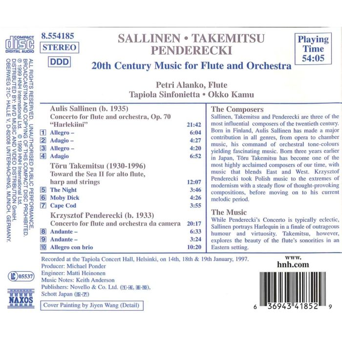 20TH CENTURY MUSIC FOR FLUTE AND ORCHESTRA - slide-1