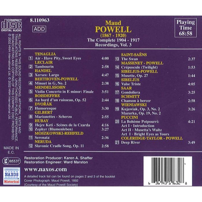 GREAT VIOLINISTS - POWELL vol. 3 - slide-1