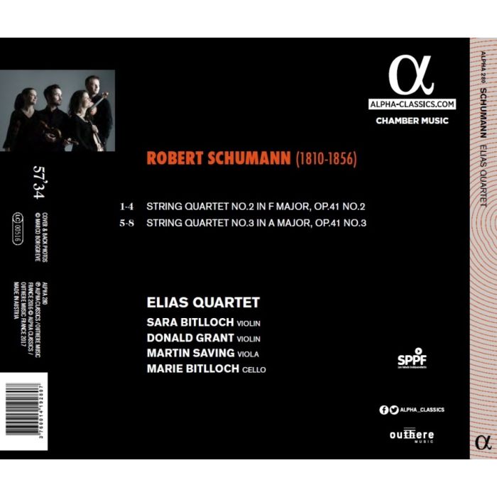 SCHUMANN: String Quartets nos. 2 & 3 - slide-1
