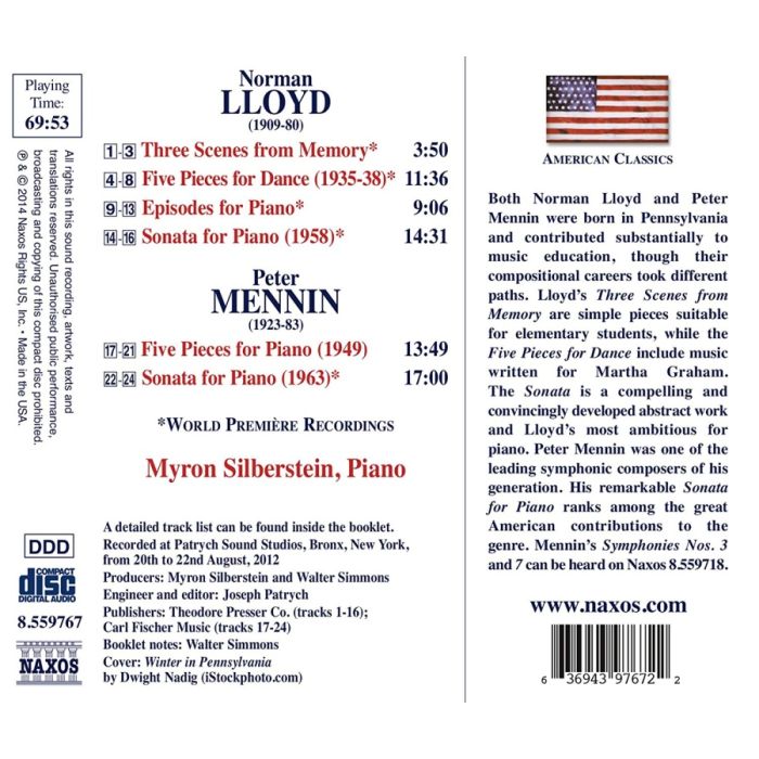 Lloyd & Mennin: Piano Music - slide-1