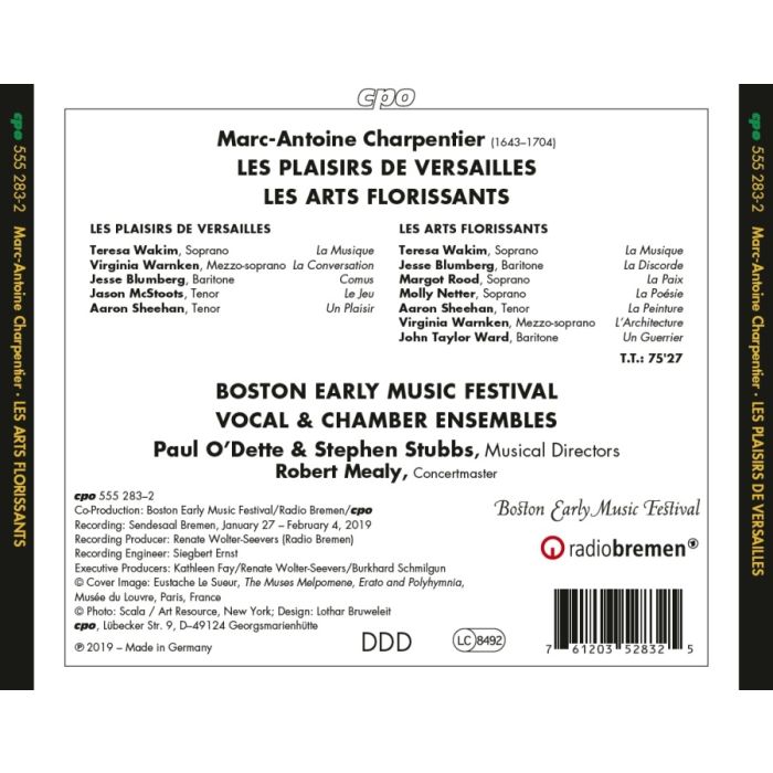 Charpentier: Les Plaisirs de Versailles; Les Arts Florissants - slide-1