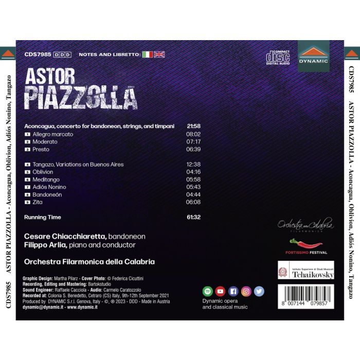 Piazzolla: Aconcagua; Oblivion; Adiós Nonino - slide-1