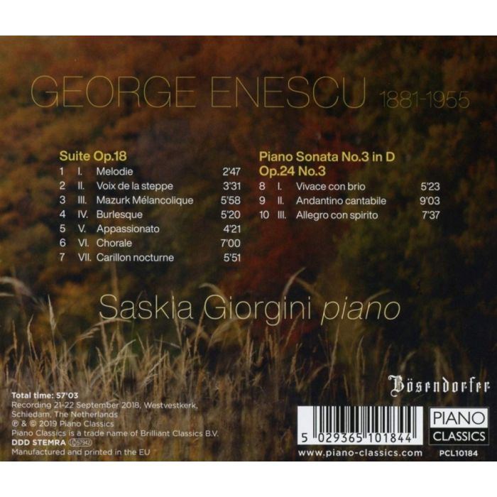 Enescu: Piano Sonata Op. 24; Suite Op.18 - slide-1