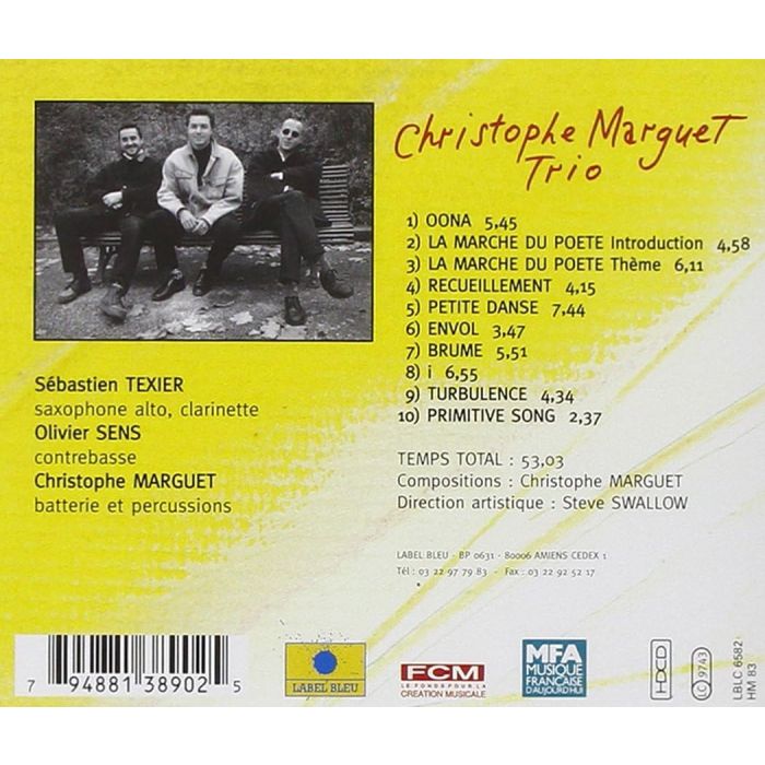 Christophe Marguet Trio ‎– Résistance Poétique - slide-1