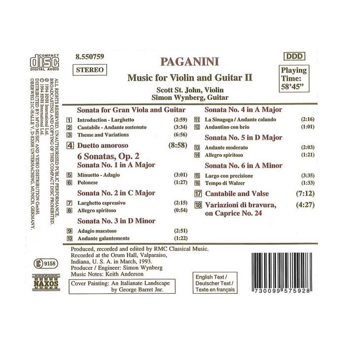 PAGANINI: Violin & Guitar 2 - slide-1
