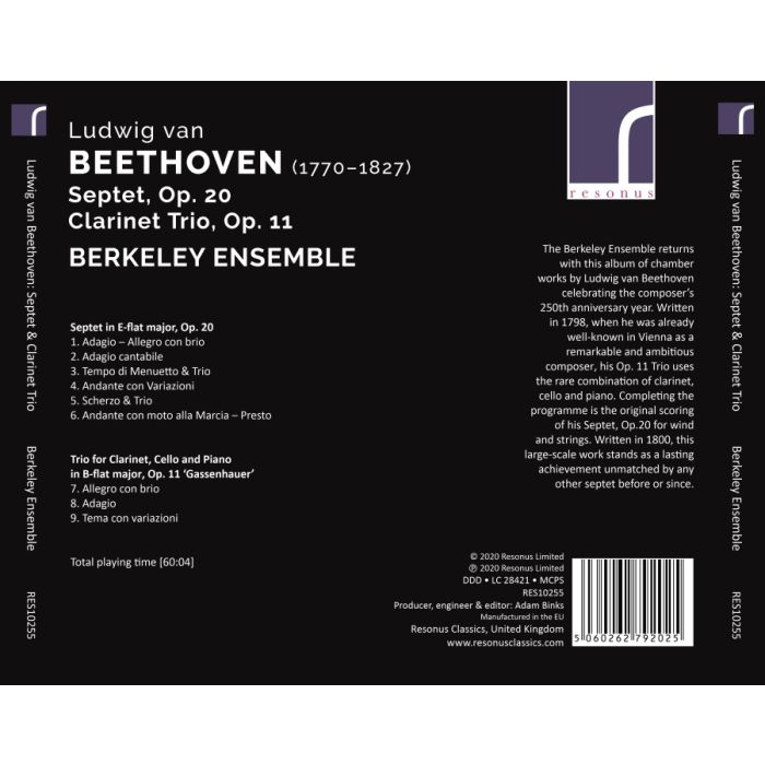 Beethoven: Septet; Clarinet Trio - slide-1