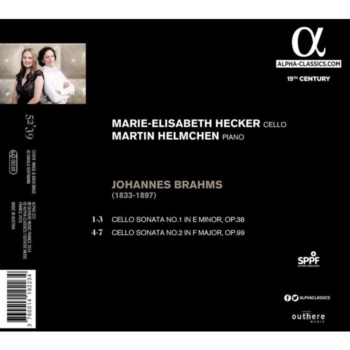 BRAHMS: Cello Sonatas - slide-1