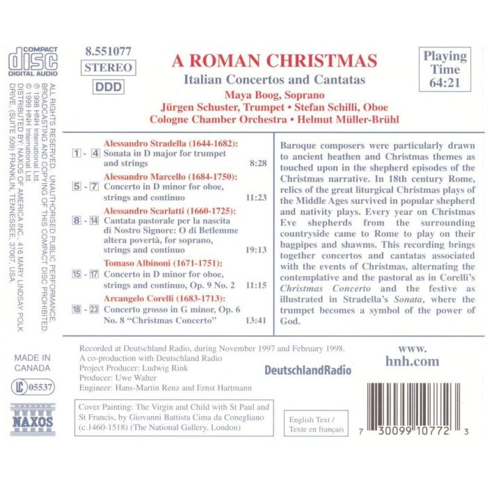 Roman Christmas: Italian Concertos and Cantatas - slide-1