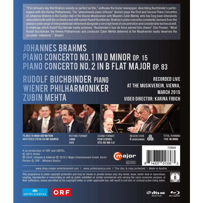 Brahms: Piano Concertos / Rudolf Buchbinder - slide-1