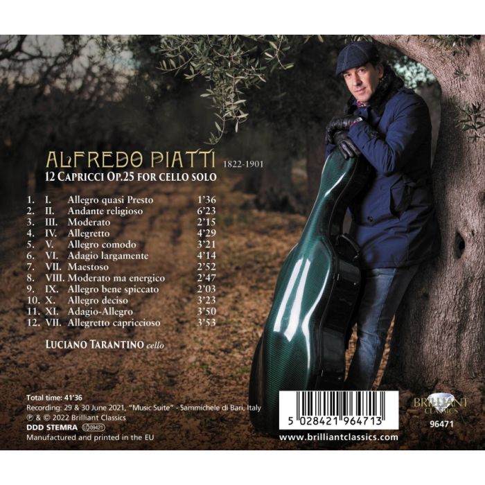 Piatti: 12 Capricci for Cello Solo - slide-1