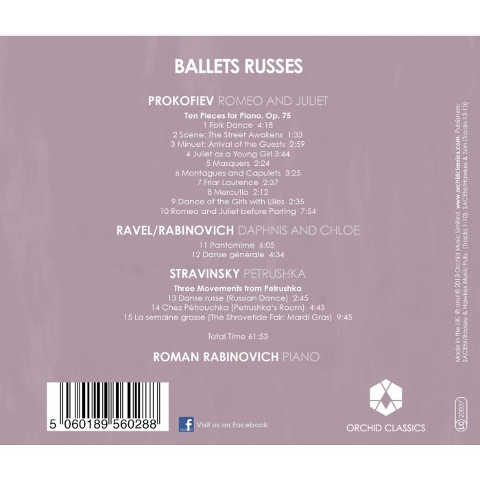 Ballets Russes - Prokofiev: Romeo and Juliet, Stravinsky: Petrushka, Ravel - slide-1