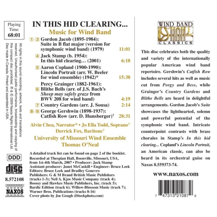 STAMP: In this hid clearing… / COPLAND: Lincoln Portrait / GERSHWIN: Catfish Row - slide-1