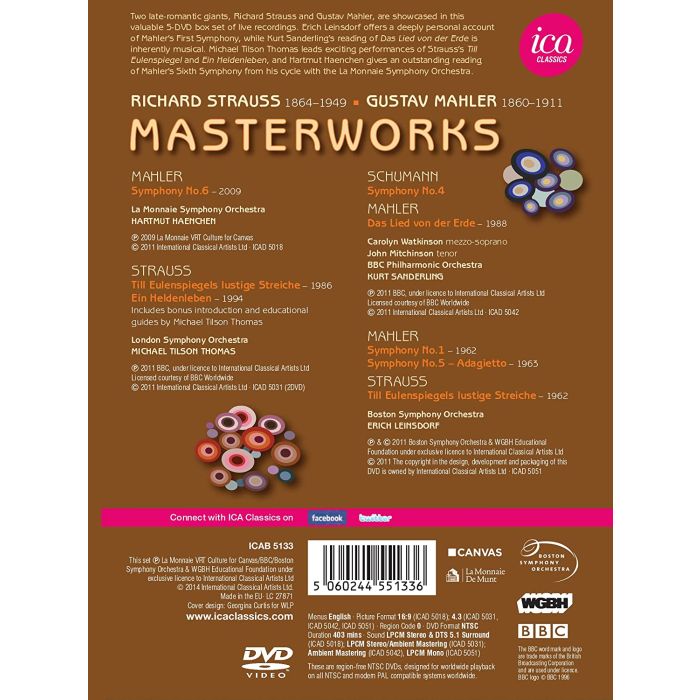 Strauss & Mahler: Masterworks - slide-1