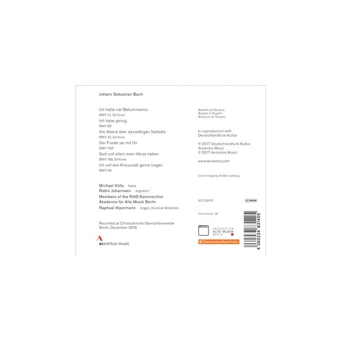 Bach: Solo Cantatas for Bass; Sinfonias - slide-1