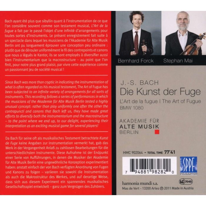 BACH: Die Kunst der Fuge - slide-1