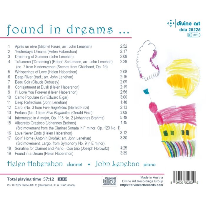 Found in Dreams - music for clarinet and piano - slide-1