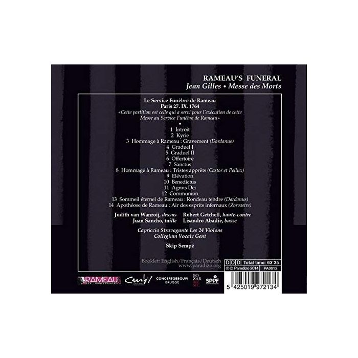 Gilles: Rameau's Funeral (Paris 27 IX 1764) - slide-1