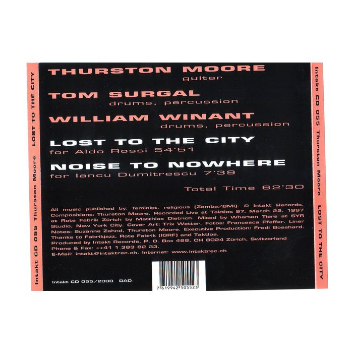 Thurston Moore: Lost To The City - slide-1