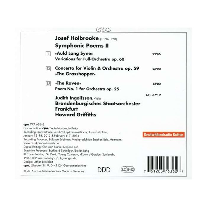 Holbrooke: Violin Concerto 