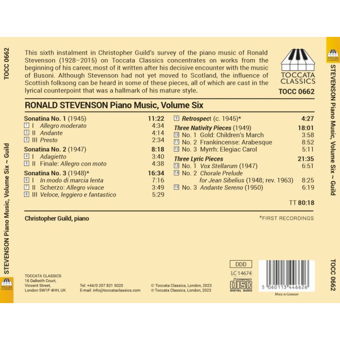 Stevenson: Piano Music Vol. 6 - slide-1