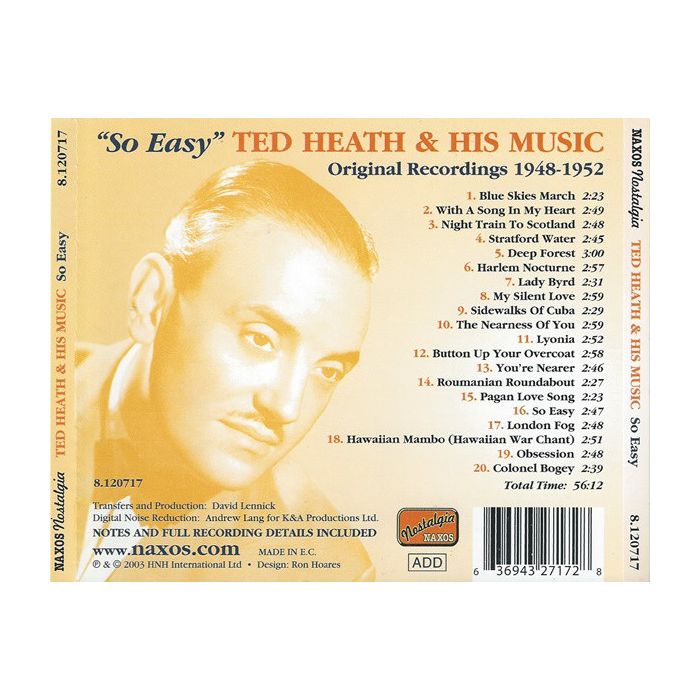 Ted Heath And His Music ‎– So Easy (1948-52) - slide-1