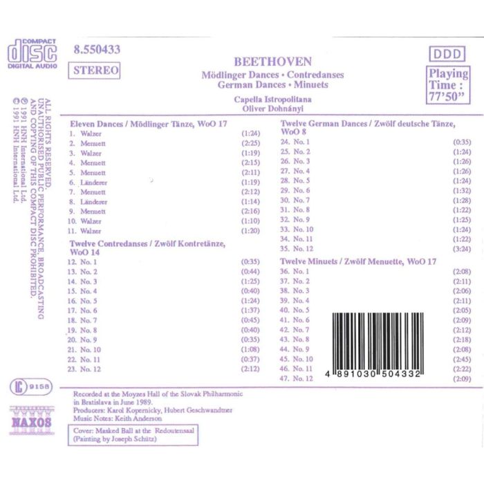 Beethoven: 11 Dances, 