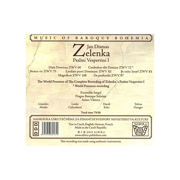 Zelenka: Psalmi Vespertini I - slide-1