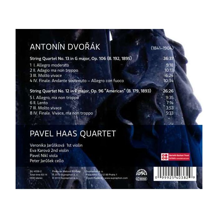 Dvorak: String Quartets Nos. 12 & 13 - slide-1