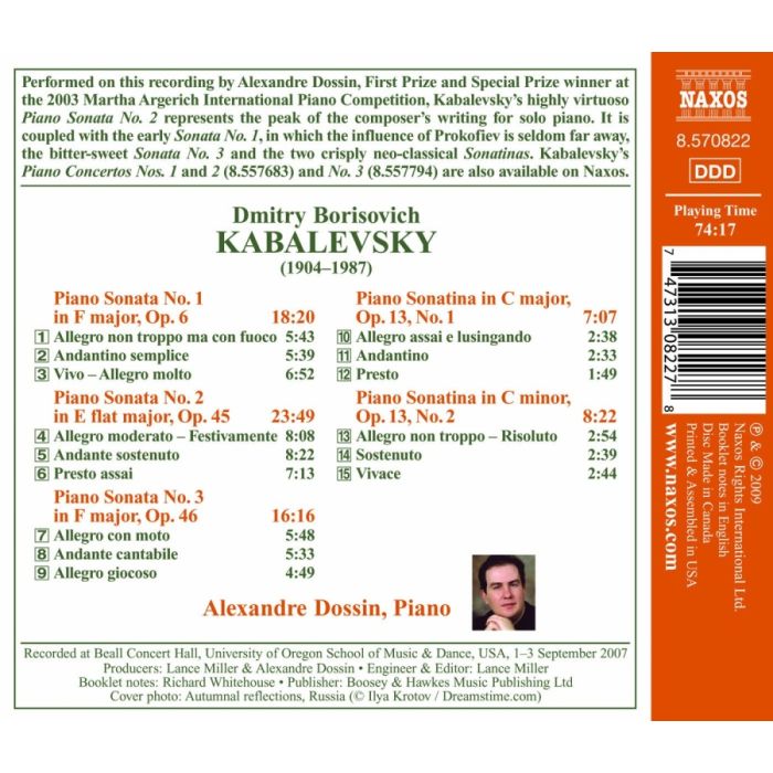 Kabalevsky: Piano Sonatas - slide-1