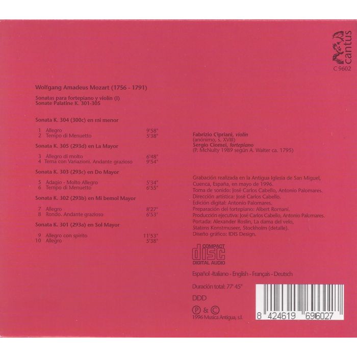 Mozart: Sonatas para fortepiano y violin - slide-1