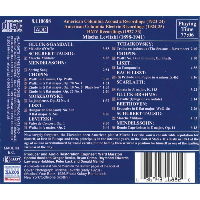 Levitzki: Complete Recordings Vol. 1 - slide-1