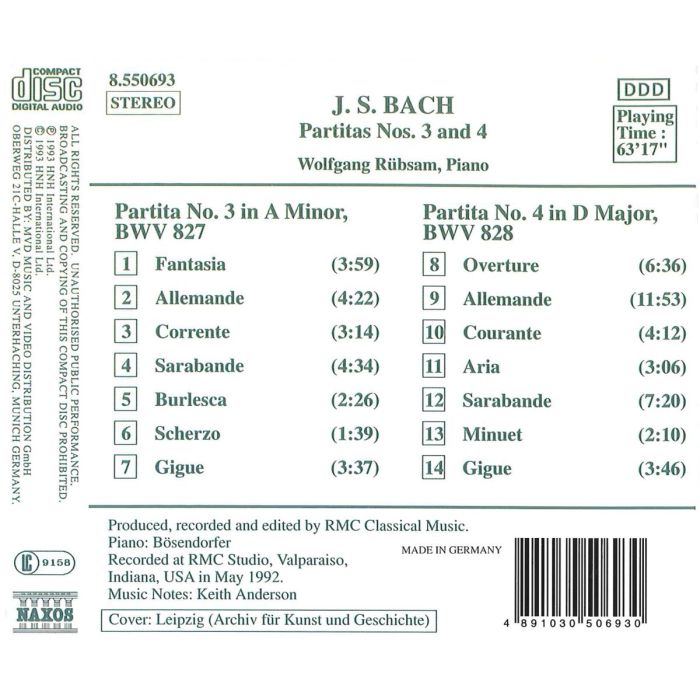 BACH: Partitas vol. 2 - slide-1
