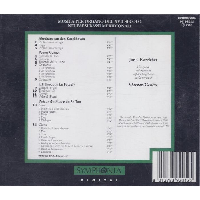 Musica Per Organo Del XVII Secolo - slide-1