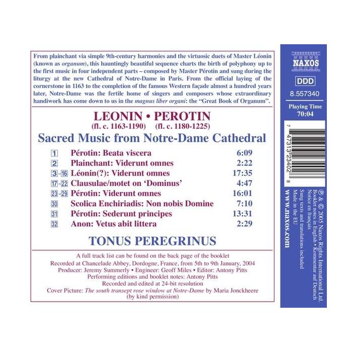 LEONIN  /  PEROTIN: Sacred music from Notr - slide-1