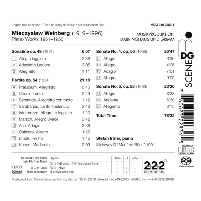 Weinberg: Piano Works 1951–1956 - slide-1
