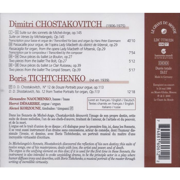 Shostakovich - Suite on Verses by Michelangelo - slide-1
