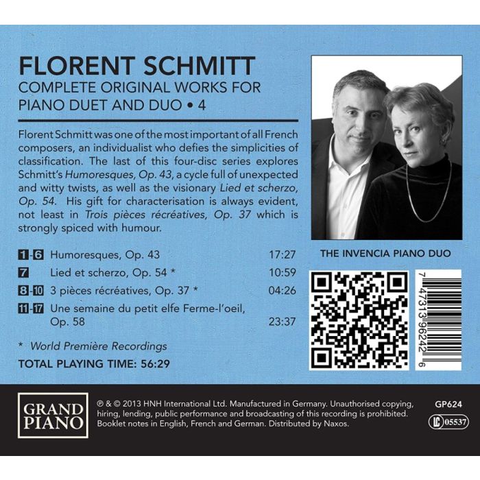 Schmitt: Complete Original Works for Piano Duet and Duo Vol. 4 - slide-1