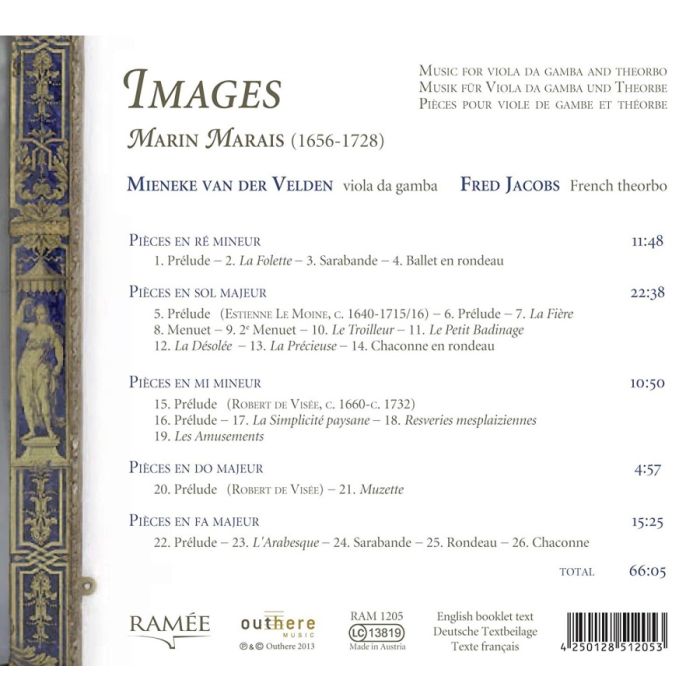 Marais: Images - works for viola da gamba & theorbo - slide-1