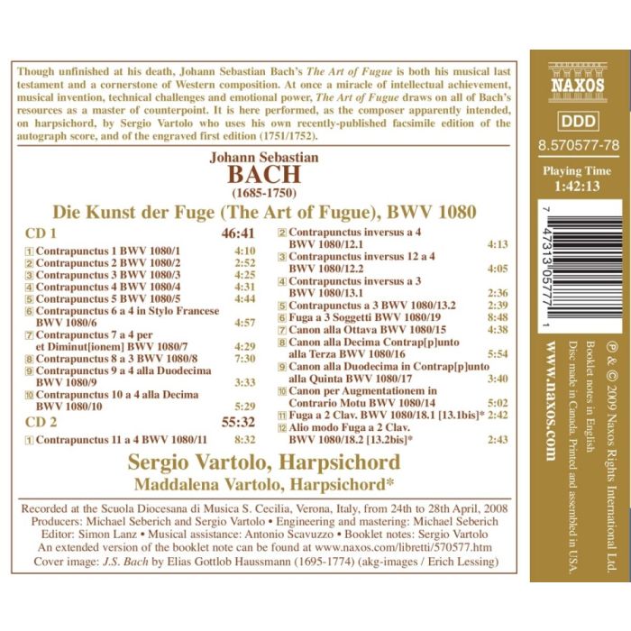Bach: The Art of Fugue BWV1080 - slide-1