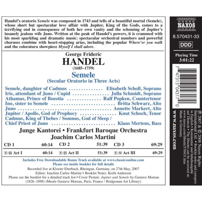 Handel: Semele – oratorium - slide-1