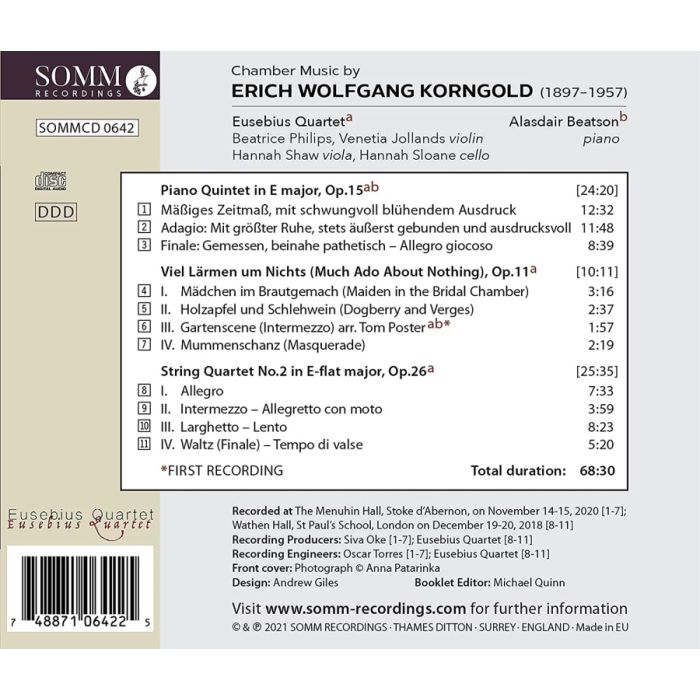 Chamber Music by Erich Wolfgang Korngold - slide-1