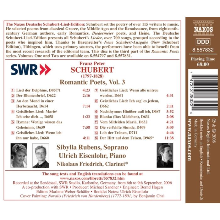 Schubert: Romantic Poets Vol. 3 - Schubert Lieder Edition • 26 - slide-1