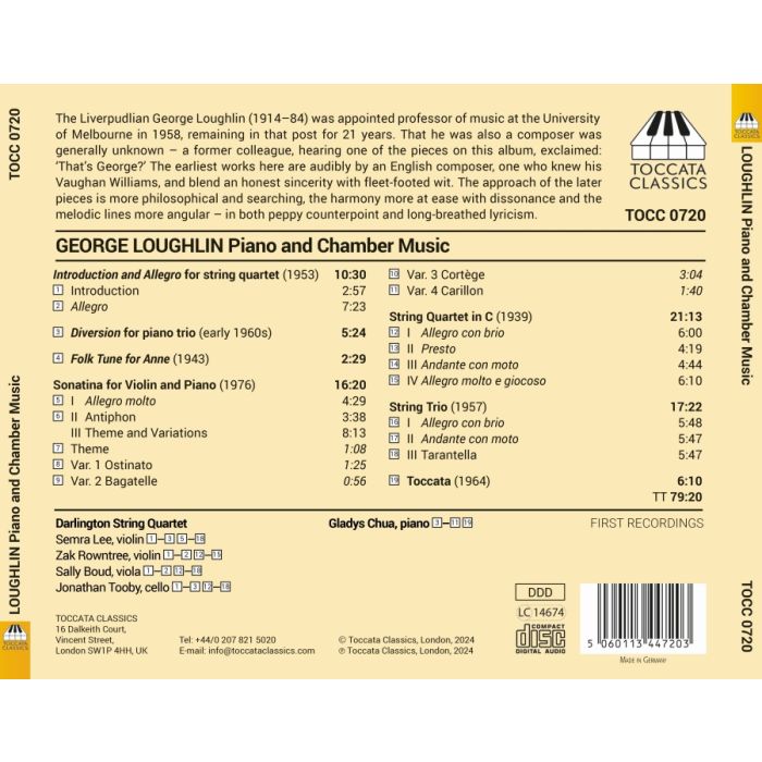 Loughlin: Piano and Chamber Music - slide-1