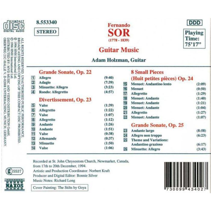 SOR: Guitar Music - Grandes Sonates - slide-1