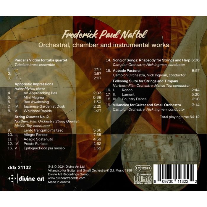 Naftel: Orchestral, chamber and instrumental works - slide-1