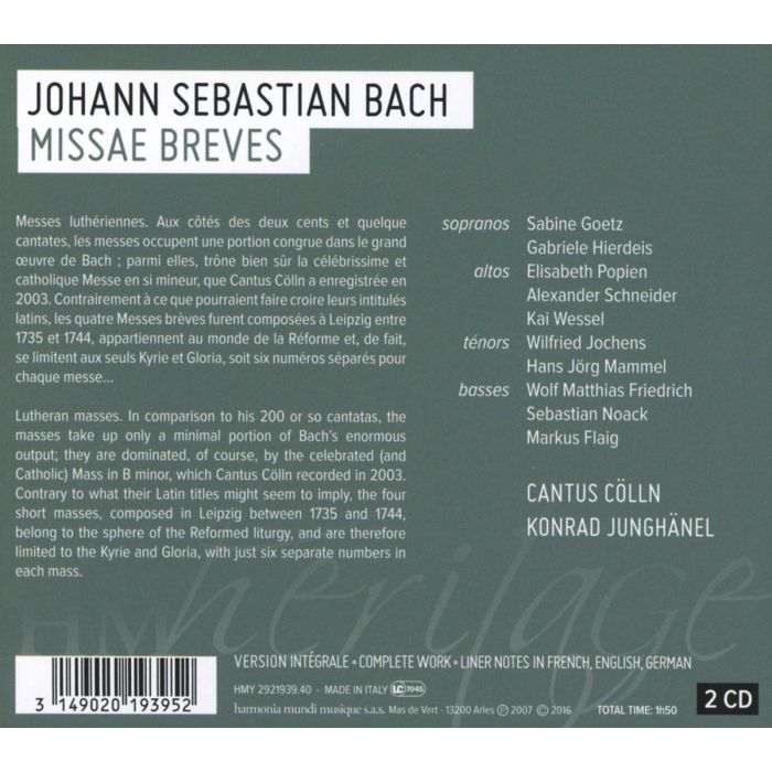 Bach: Missae breves - slide-1