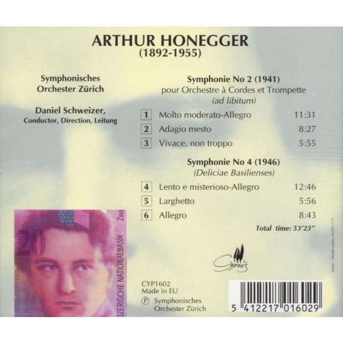 Honegger: Symphonies No. 2 And 4 - slide-1