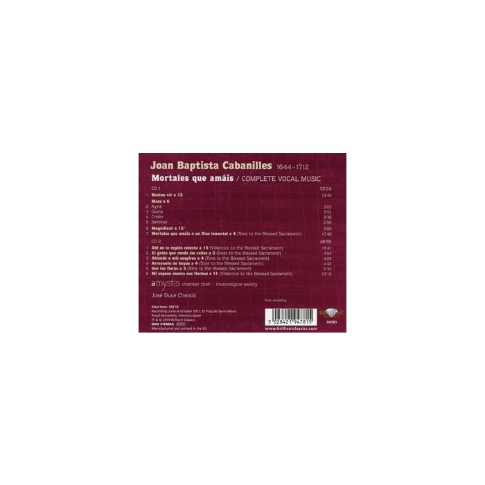 Cabanilles: Complete Vocal Music - slide-1